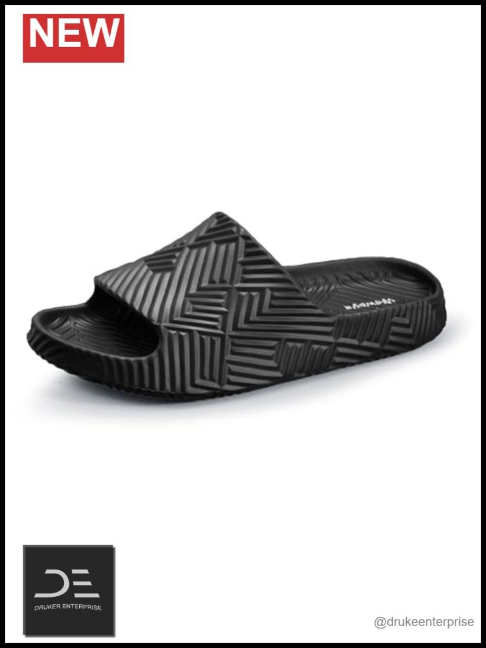 Non Slip EVA Slide Sandals - Lightweight Bathroom Shower Shoes